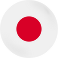 Japan flag circle